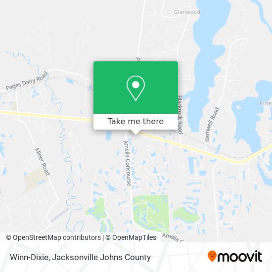 Mapa de Winn-Dixie