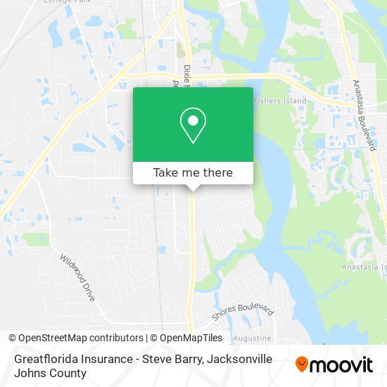 Greatflorida Insurance - Steve Barry map