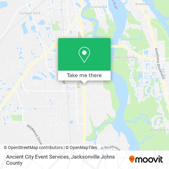 Mapa de Ancient City Event Services