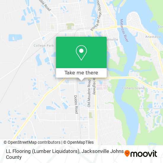 LL Flooring (Lumber Liquidators) map