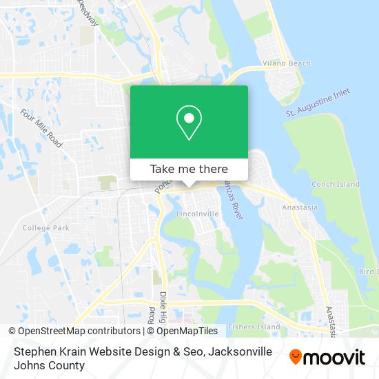 Stephen Krain Website Design & Seo map