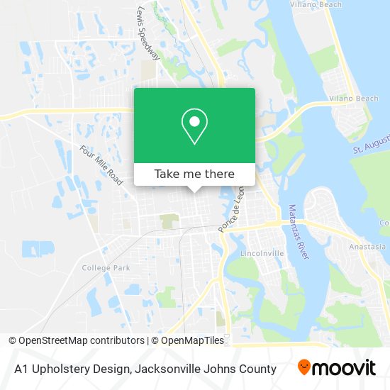 A1 Upholstery Design map