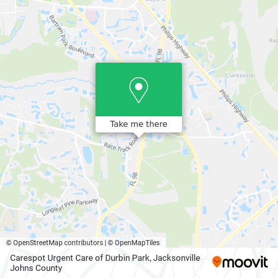 Carespot Urgent Care of Durbin Park map