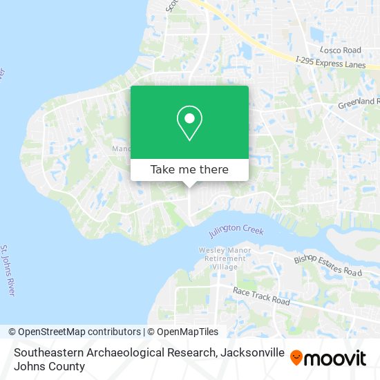 Southeastern Archaeological Research map