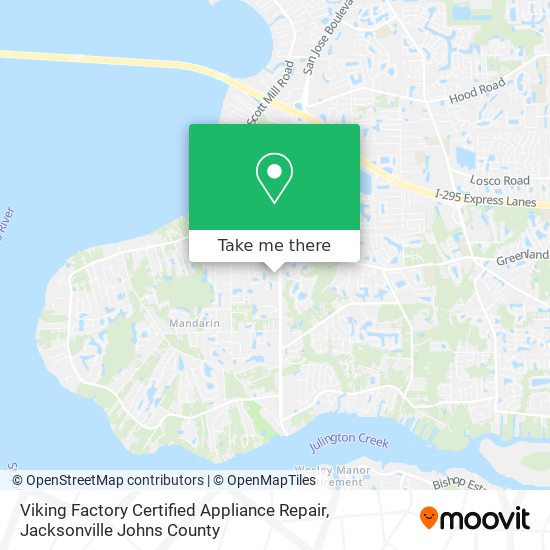 Viking Factory Certified Appliance Repair map