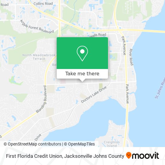 First Florida Credit Union map