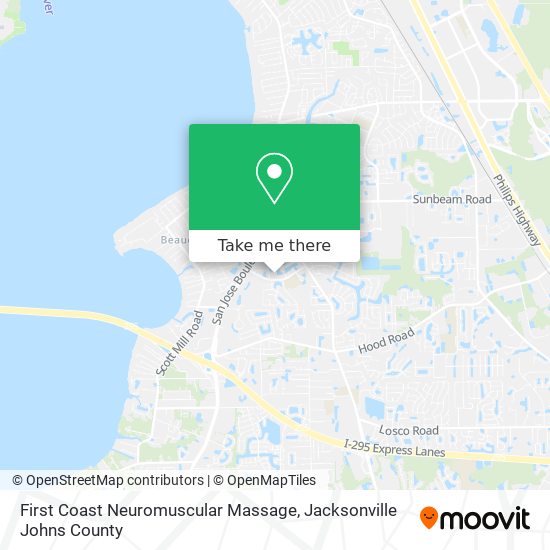 Mapa de First Coast Neuromuscular Massage