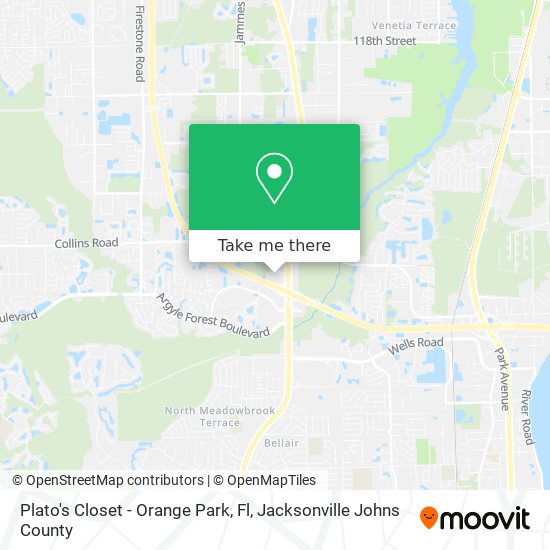 Plato's Closet - Orange Park, Fl map