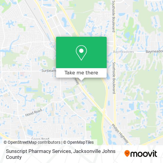 Mapa de Sunscript Pharmacy Services
