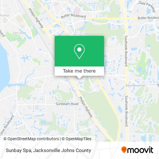 Sunbay Spa map