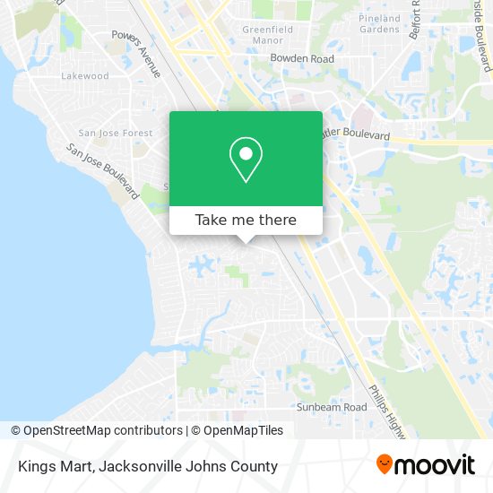 Kings Mart map