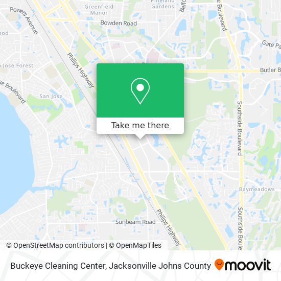 Mapa de Buckeye Cleaning Center
