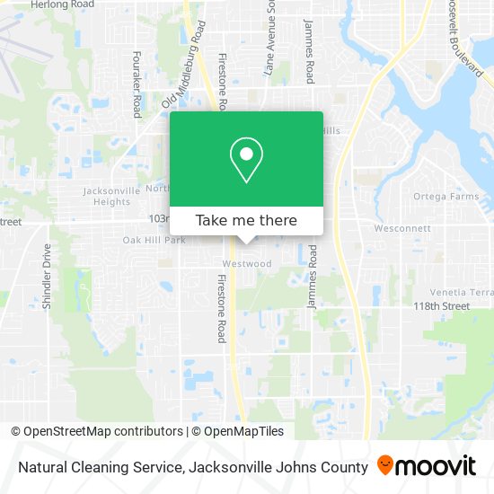 Natural Cleaning Service map