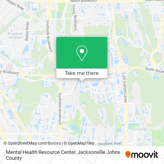 Mapa de Mental Health Resource Center