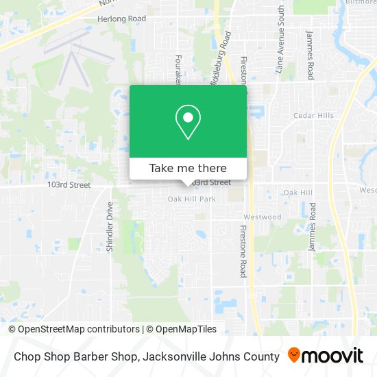 Chop Shop Barber Shop map
