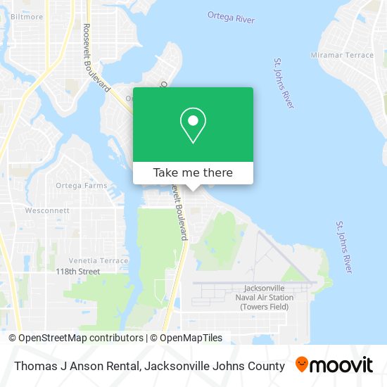 Thomas J Anson Rental map