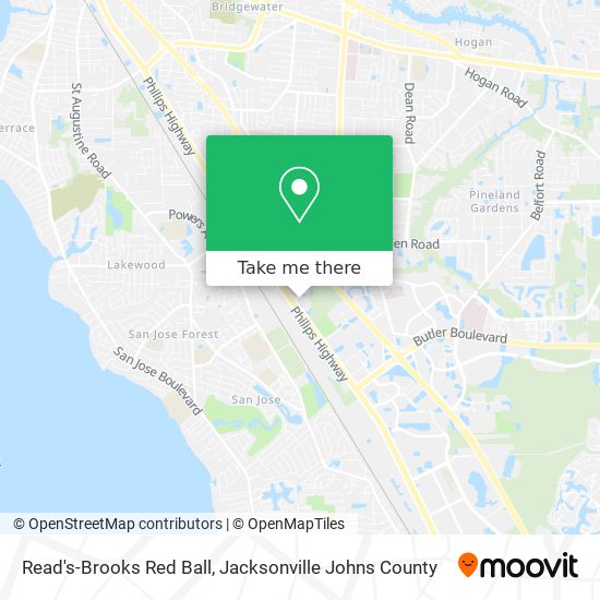 Read's-Brooks Red Ball map