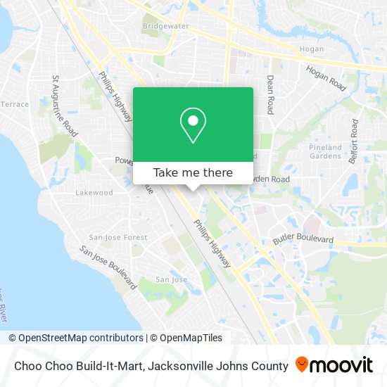 Choo Choo Build-It-Mart map