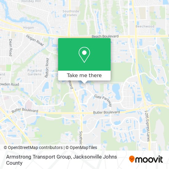 Armstrong Transport Group map