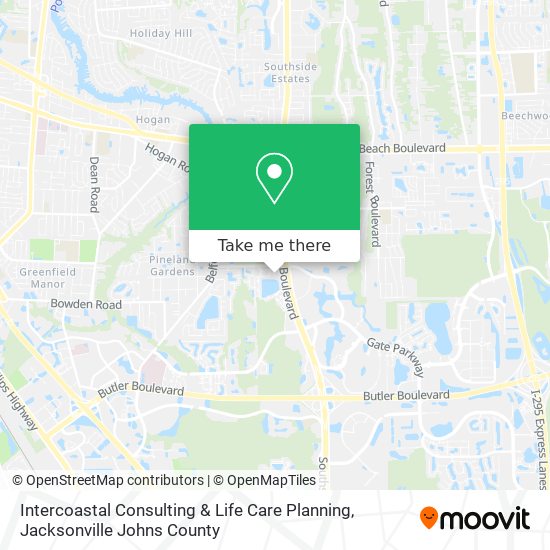 Intercoastal Consulting & Life Care Planning map