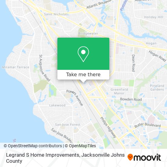 Mapa de Legrand S Home Improvements