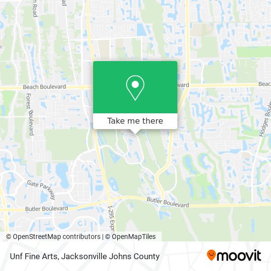 Unf Fine Arts map