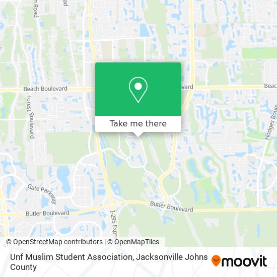 Unf Muslim Student Association map
