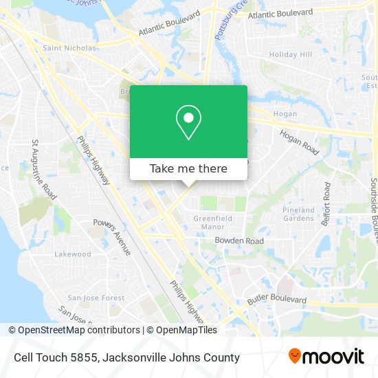 Cell Touch 5855 map