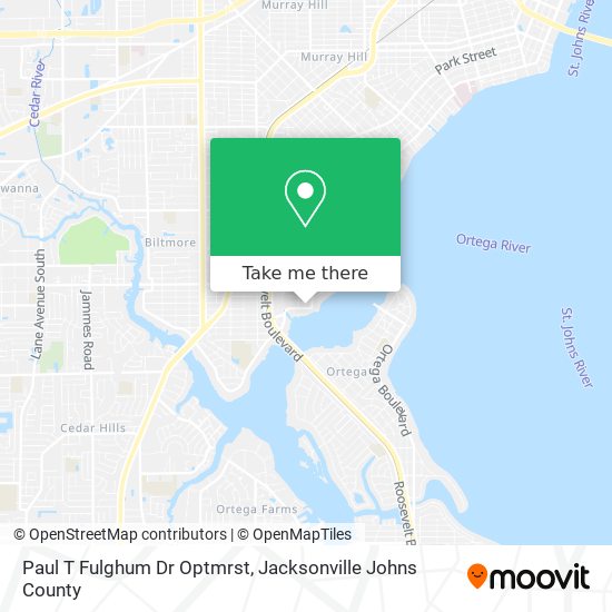 Paul T Fulghum Dr Optmrst map