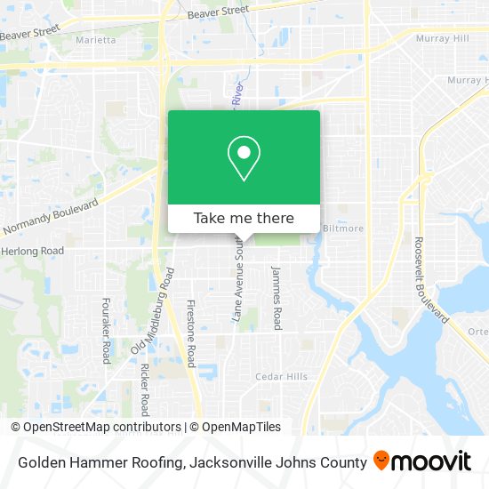 Mapa de Golden Hammer Roofing