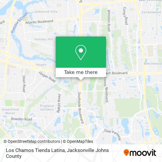 Los Chamos Tienda Latina map