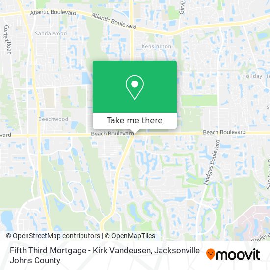 Fifth Third Mortgage - Kirk Vandeusen map