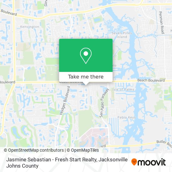 Jasmine Sebastian - Fresh Start Realty map