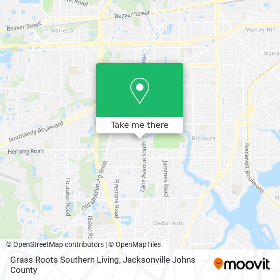 Grass Roots Southern Living map