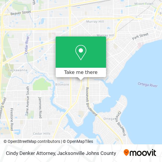 Cindy Denker Attorney map