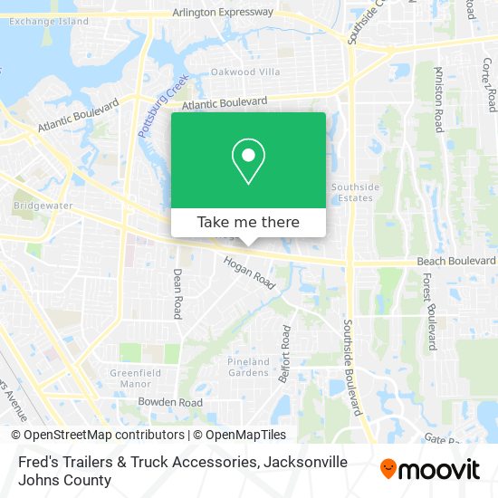 Fred's Trailers & Truck Accessories map