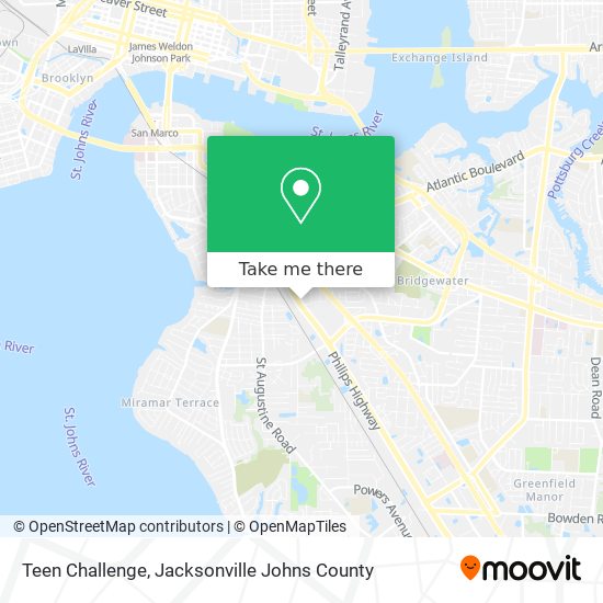 Teen Challenge map