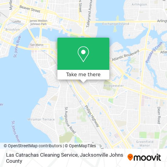 Mapa de Las Catrachas Cleaning Service