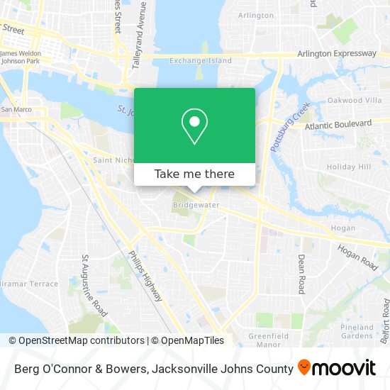 Mapa de Berg O'Connor & Bowers