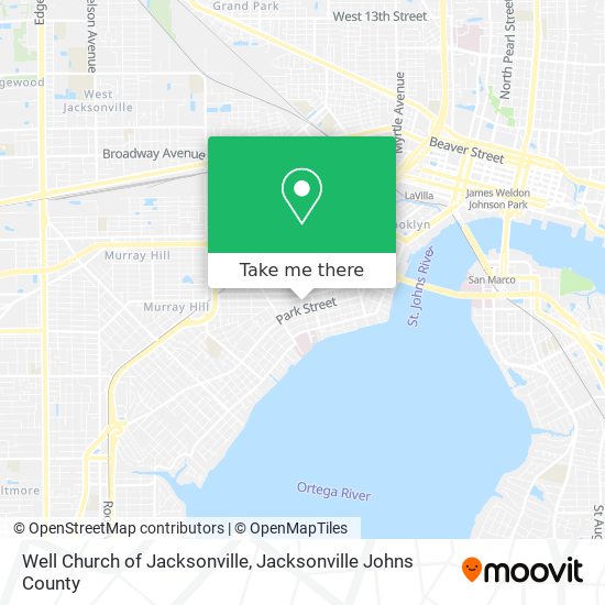 Well Church of Jacksonville map