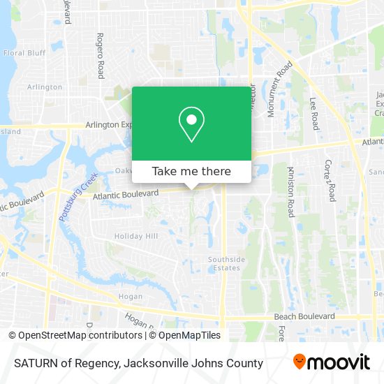 Mapa de SATURN of Regency