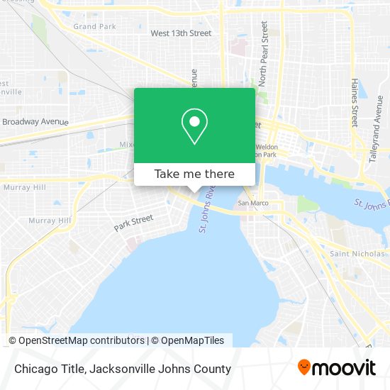 Chicago Title map