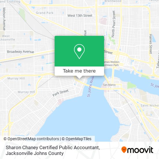 Sharon Chaney Certified Public Accountant map