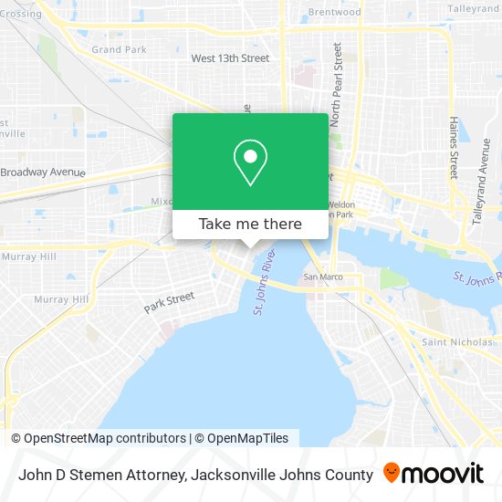 Mapa de John D Stemen Attorney