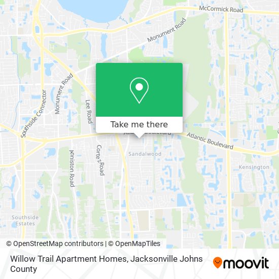 Willow Trail Apartment Homes map