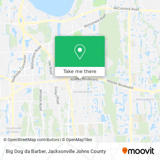 Big Dog da Barber map