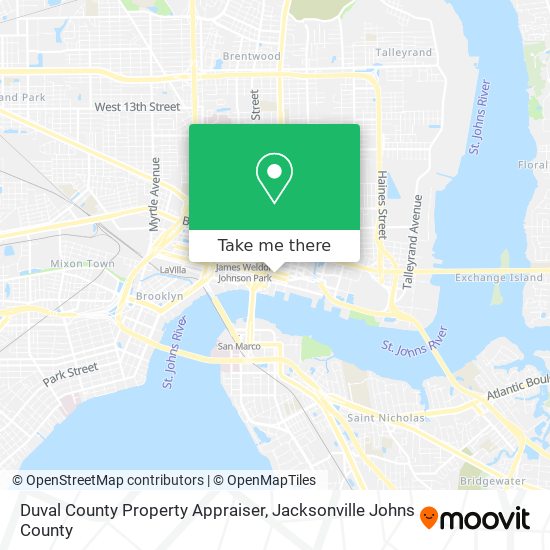 Mapa de Duval County Property Appraiser