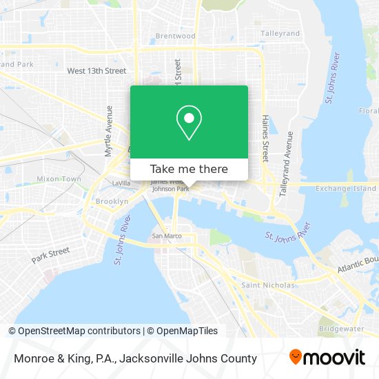 Monroe & King, P.A. map