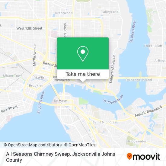 Mapa de All Seasons Chimney Sweep
