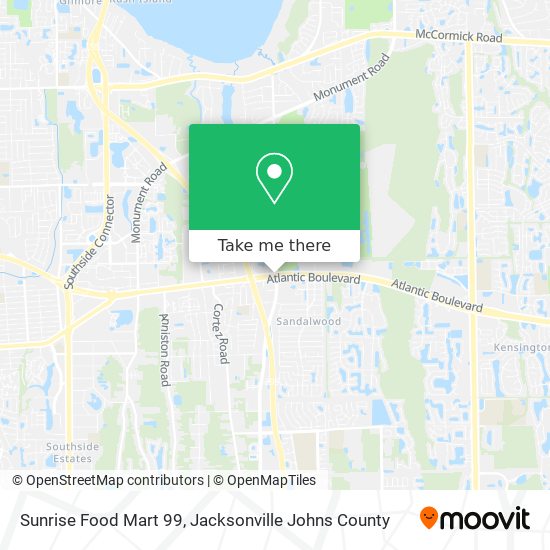 Sunrise Food Mart 99 map